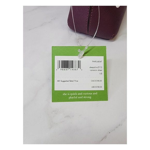 Kate Spade Cameron Street Hilli Crossbody Bag DEEP PLUM - Picture 11 of 11